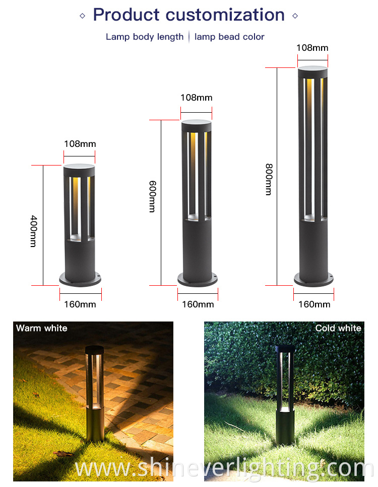 LED Garden Bollard Light